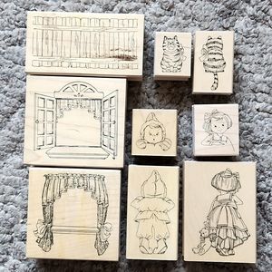 1996 Art Impressions Front and Back Stamps